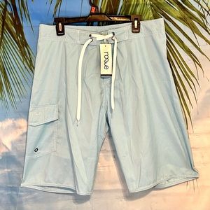NWT Men’s Light Blue Swim Trunks Shorts- Sz 34